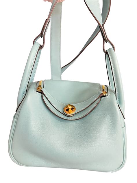 hermes mini lindy blue pale|little lindy Hermes mini.